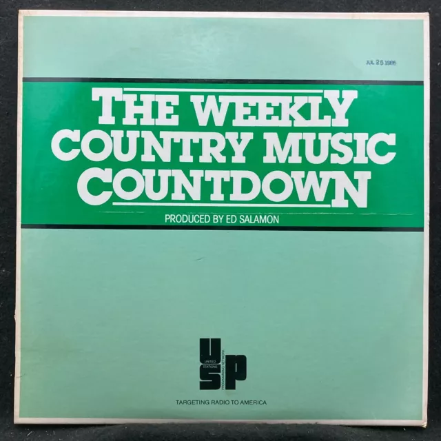 The Weekly Country Music Countdown by USP July 25, 1986 (3 LP) Various Artists
