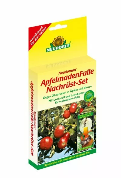 Neudorff Neudomon Apfelmaden Falle Nachfüllset Apfelmadenfalle Madenfalle Maden