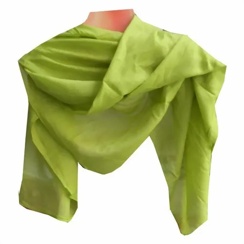 Halstuch 100x100 cm hellgrün einfarbig Baumwolle Uni Tuch Kopftuch