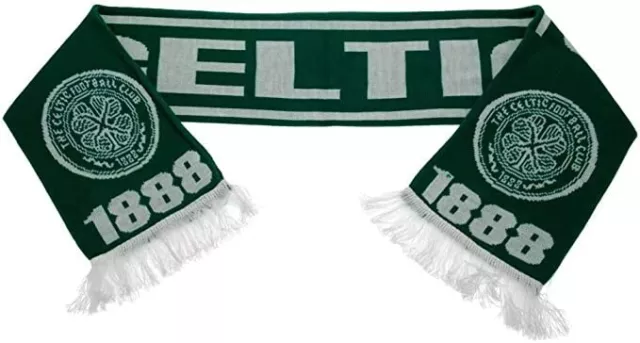 Celtic FC Scarf - Football Gift - Stripe Green