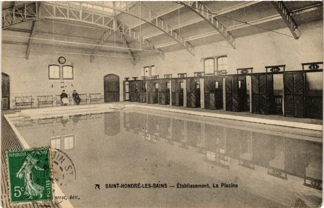 CPA St-HONORÉ-les-BAINS - Etabl. La Piscine (518222)
