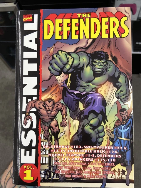 Marvel Comics Essential The Defenders Vol. 1 TPB Trade Paperback Novel