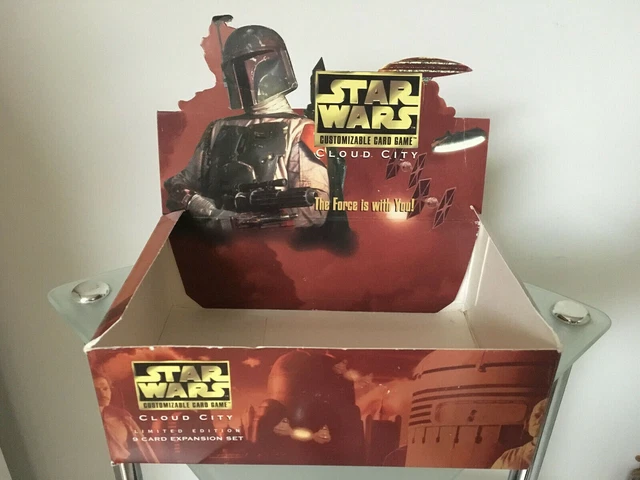 Star Wars CCG Decifratore Cloud City VUOTA Booster Display Box vuota SWCCG