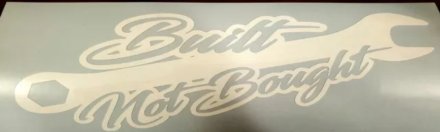 Brand new built not bought vinyl, decal, window, multi surface sticker