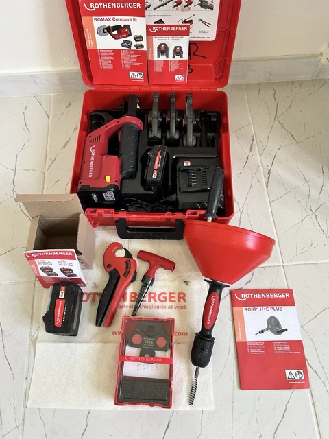 Jeu De Mâchoires à Presser 3S ROTHENBERGER MAXIPRO COMPACT – 1/4, 3/8, 1/2, 5/8