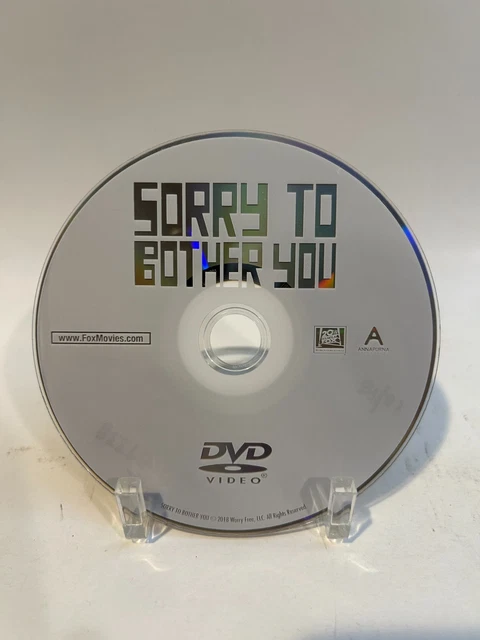 SORRY TO BOTHER You (DVD, 2018) [Disc Only/No Case]