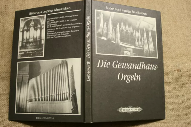 Fachbuch Orgelbau Orgel Gewandhausorgel Leipzig Walcker DDR 1986