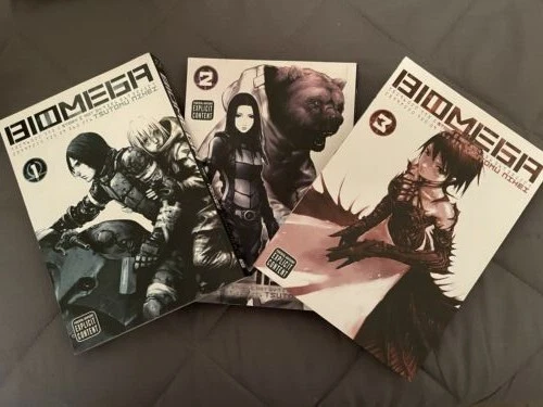 BIOMEGA ENGLISH MANGA Out of Print Vols 1 2 3 Tsutomu Nihei - 1st print ...
