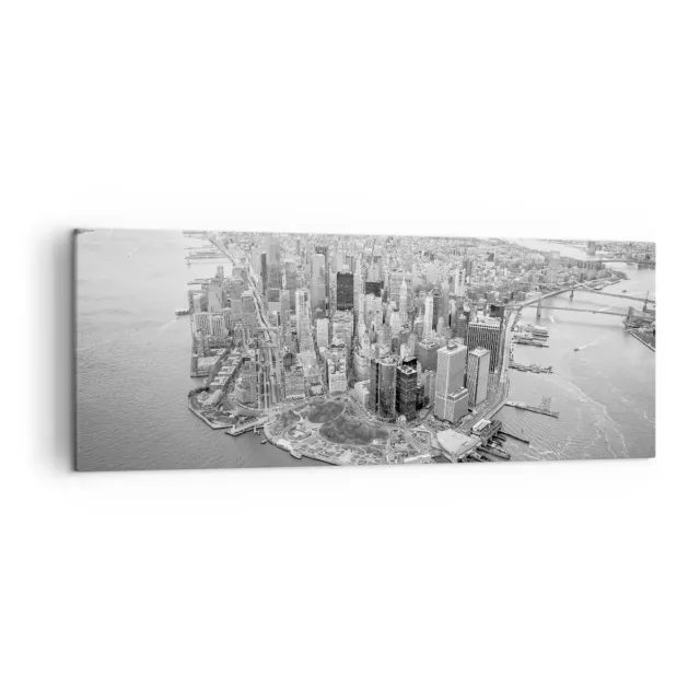 Impression sur Toile 140x50cm Tableaux Image Photo New York Paysage Architecture