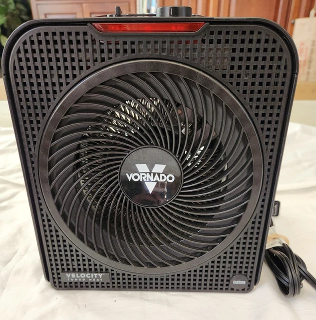 Vornado Velocity 3 Adjustable Thermostat 1500W Space Heater Black Working