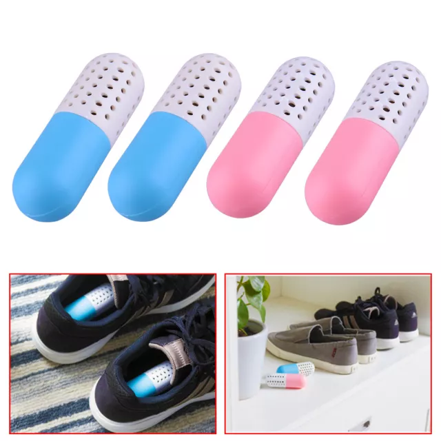 2X Desiccant Deodorant Shoe Closet Capsule Moisture Absorber Odor Smell Remover