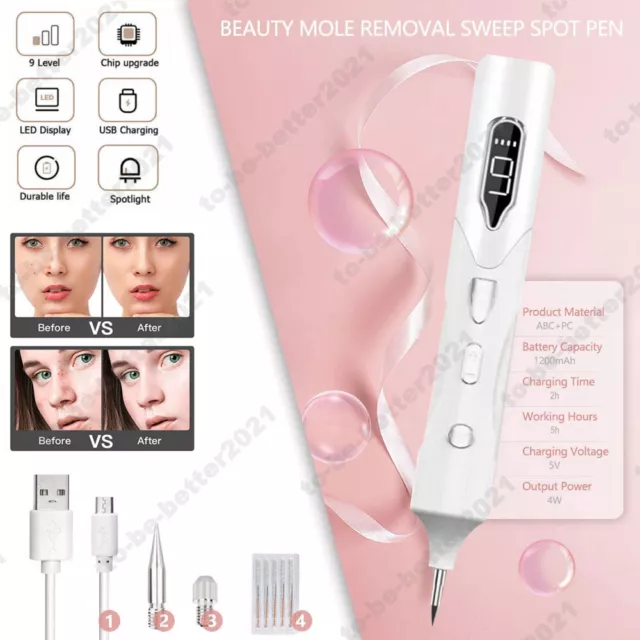 LCD Laser Entfernen Stift Plasma Pen Gesichts Haut Dark Spot-Mole Tattoo Removal