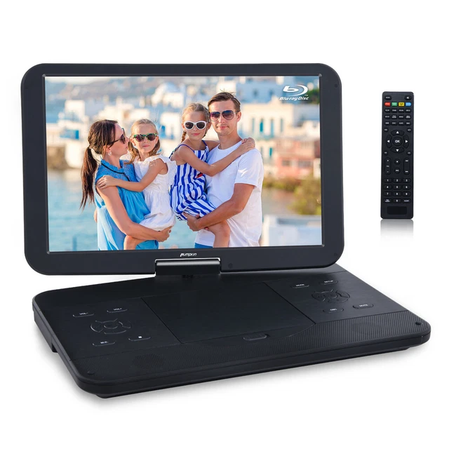15.4& FULL HD Portable Bluray DVD CD Player HDMI Dolby USB Playback