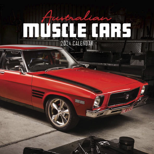2025 CALENDAR AUSTRALIAN Muscle Cars Square Wall by Paper Pocket 30cm x