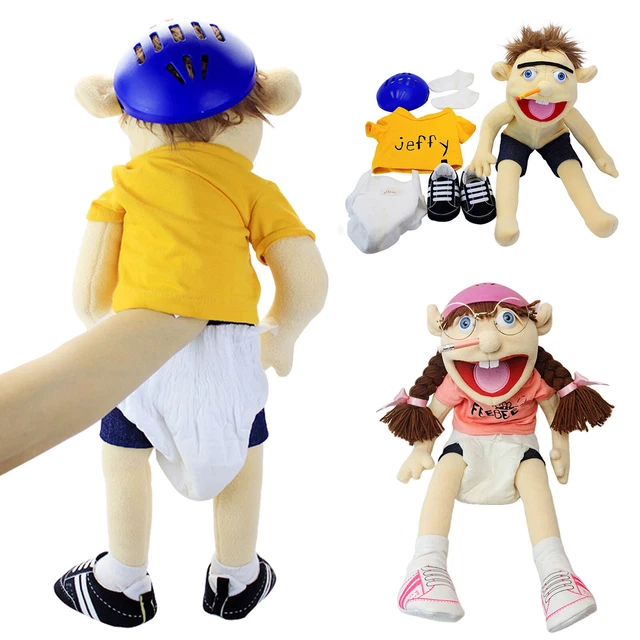 23 Jeffy Puppet Cheap Sml Jeffy Hand Puppet Plush Toy Stuffed Doll Kids  Gift