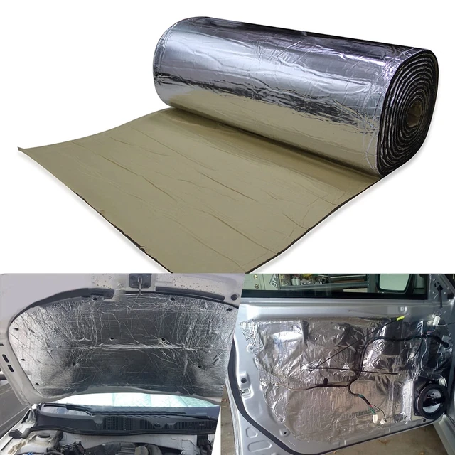 LINGDA 21.53 SqFT 10mm Heat Shield Thermal Sound Insulation Proofing Deadener...