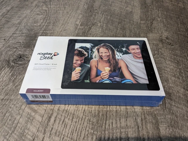 Nixplay Seed 10 Inch Widescreen WiFi Cloud Digital Photo Frame, Black BRAND NEW