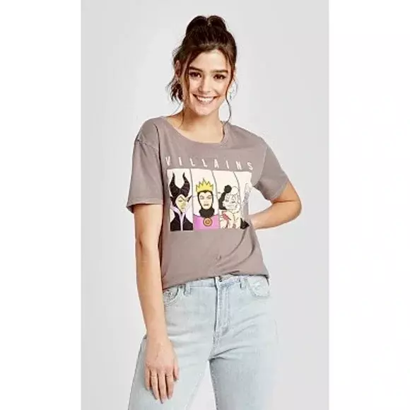 Nwt Disney Licensed Xxl Female Villains Graphic Tee Cruella Maleficent Ursula Nwt Disney Licensed Xxl Female Villains Graphic Tee Cruella Maleficent Ursula