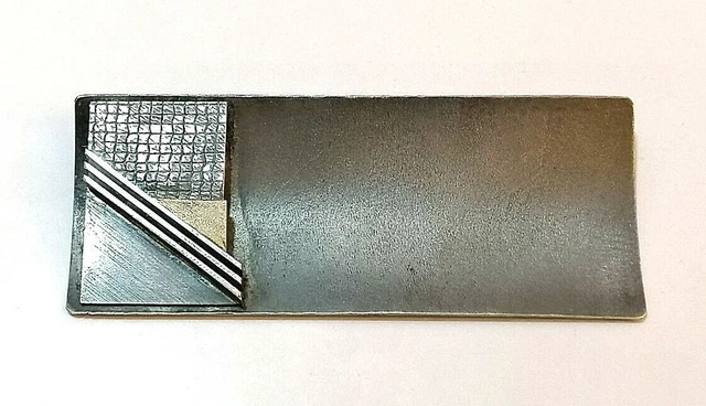 Grande Spilla Stravagante Designer Realizzata In Argento 800 Lavorazione...