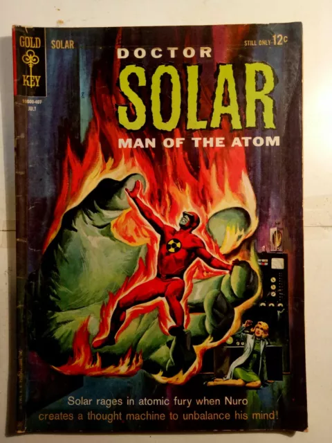 Doctor Solar: Man of Atom #8 (July 1964) Gold Key Comics...Tape on Spine