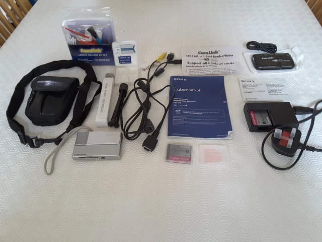 Sony Cyber-shot DSC-T10 7.2MP Digital Camera plus Accessories