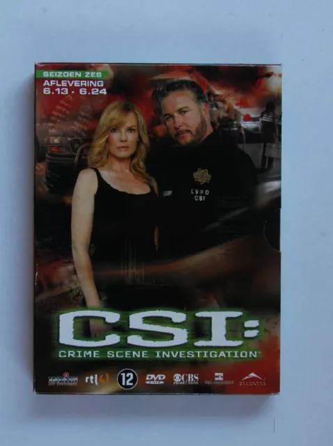 TV Series CSI: Crime Scene Investigation Season 6 6.13 - 6.24 NL 3DVD Box 2007