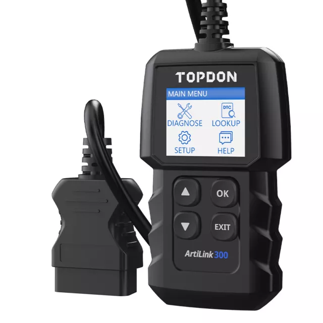 🔥TOPDON AL300 Profi OBD2 Diagnosegerät KFZ Scanner Fehlerauslesegerät für Opel