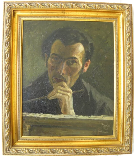 Tullio BACCHETTA (Crema Cremona 1892 - Altofonte Palermo 1975) AUTORITRATTO 1922 Tullio BACCHETTA (Crema Cremona 1892 - Altofonte Palermo 1975) AUTORITRATTO 1922