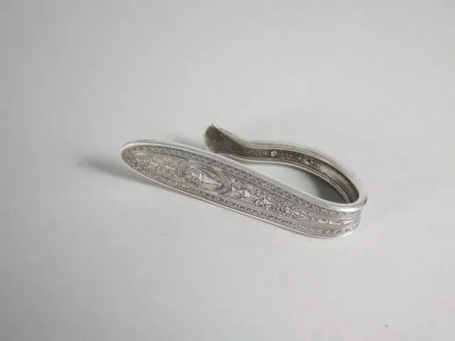 International Sterling Silver "Wedgwood" Pattern Napkin Clip