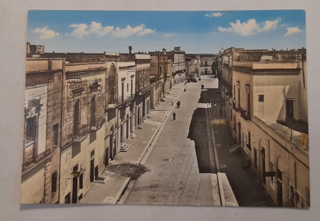 Cartolina Poggiardo - Corso Matteotti , Lecce