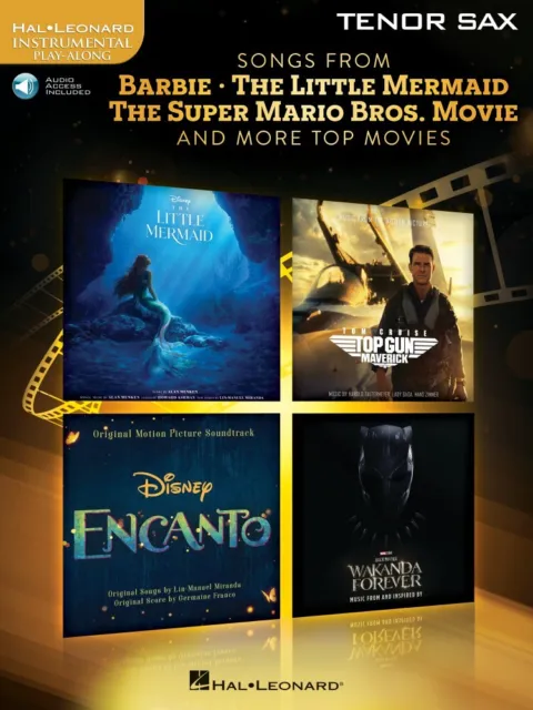 SONGS FROM BARBIE Little Mermaid Super Mario Bros Movie Alto Sax Book  001321934 $24.10 - PicClick AU
