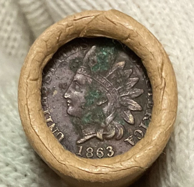 Unsearched Old Estate Wheat Penny Roll Indian Head Old Vintage Cents Silver Dime