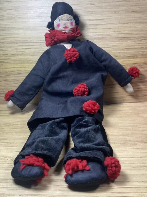 Antique Primitive Homemade Folk Art Rag Doll Toy