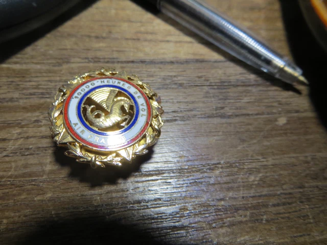 Broche Air France 5000 Heures De Vol – Argent, Décembre 1964, Drago
