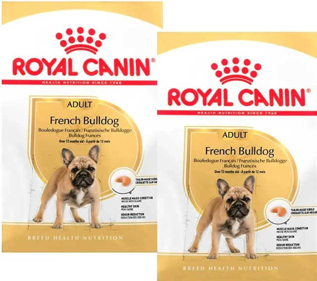 (€ 8,33/kg) Royal Canin French Bulldog Adult für Französische Bulldoggen 2x 3 kg