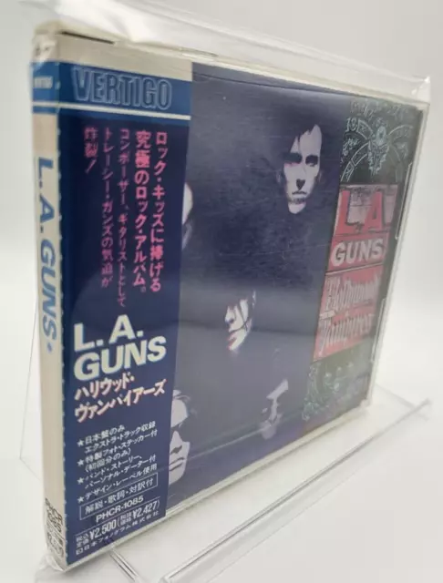 L.A. GUNS Hollywood Vampires Japan 1st LTD CD PHCR 1085 w/OBI Sticker 3D Glasses 3