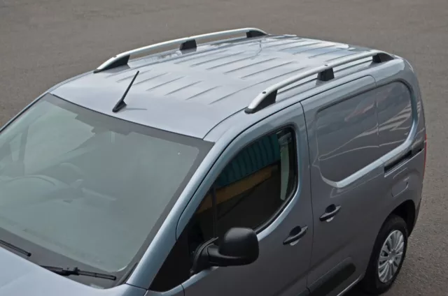 Barras Portaequipajes de Aluminio Laterales Para L1 Vauxhall / Opel combo e 3