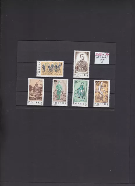 Polen Mi.Nr. 3069 - 3074 " 100 Jahre Warschauer Radverein " Postfrisch