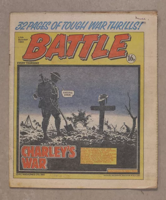 Battle Oct 17 1981 VG/FN 5.0 Low Grade