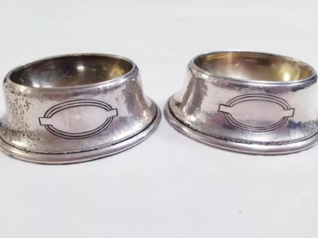 Gorham Durgin Matching Pair Of Sterling Silver Oval Dishes 2