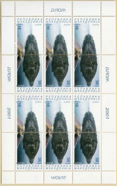 2001 - Europa CEPT (Macedonia) - Acqua ricchezza naturale, minifoglio MNH**