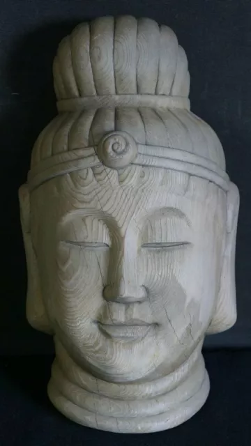 Japan Buddhist deity mask hand craft 1950s temple arts