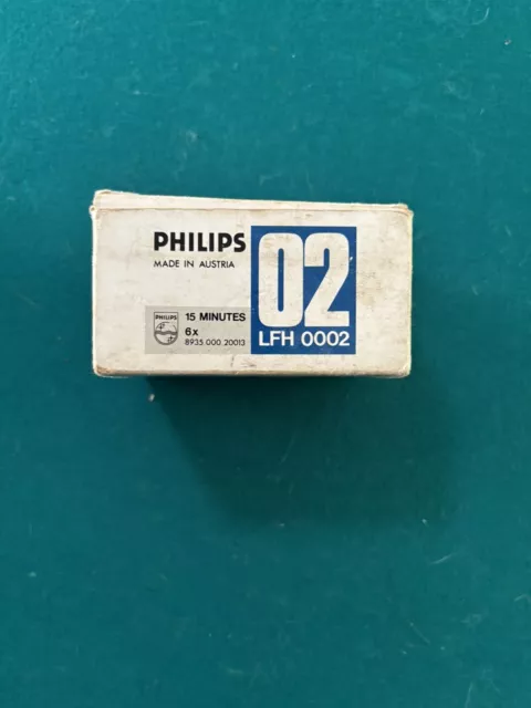 Philips Mini Cassette Tapes. LFH 0002. 15 Minutes 2