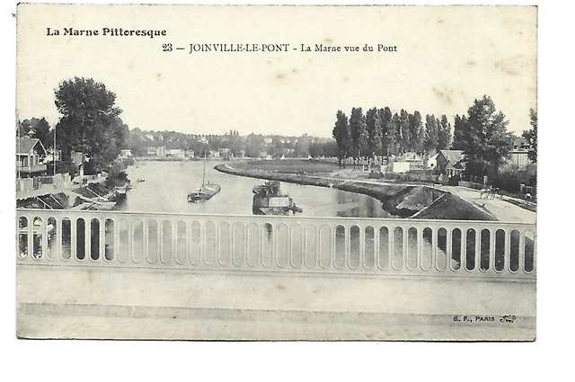 94  Joinville Le Pont  La Marne Vue Du Pont