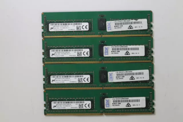 MICRON (4X8GB) 32GB 1Rx4 PC4-2666V-RC1-11 Registered ECC Memory DDR4 (3143)
