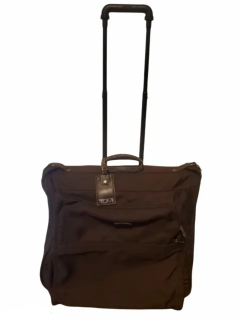 TUMI Brown Ballistic Nylon Bi-Fold Rolling Garment Bag 22" Fast Shipping