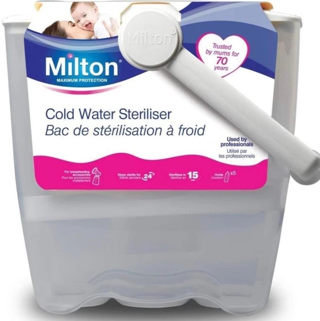 Milton Cold Water Steriliser (White)