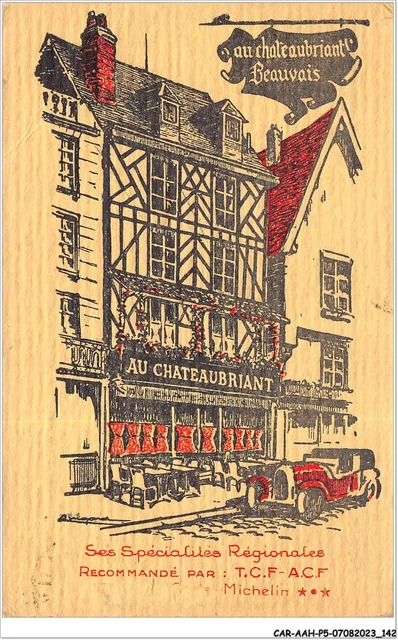 CAR-AAHP5-60-0455 - BEAUVAIS - au chateaubriant beauvais