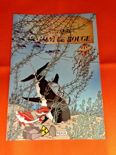 Ex Libris Tintin  Hommage Herge  20X15 Pastiche