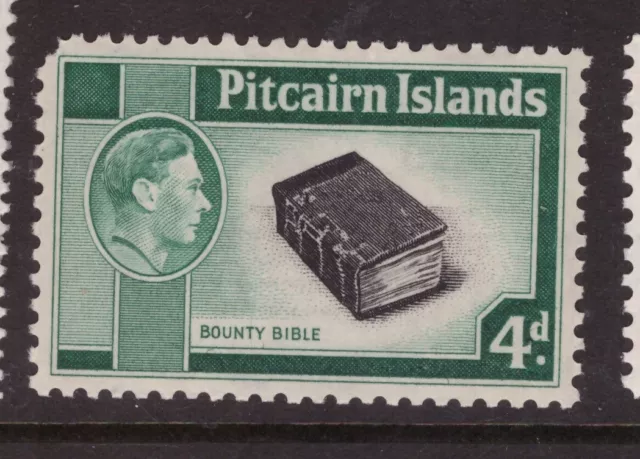 Pitcairn Islands- King George VI  1940 4d Bible  SG 5b mint hinged